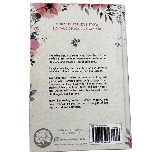 Grandmother I Want to Hear Your Story Journal hardcover book - Picture 3 of 7